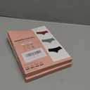 Acvvtis Seamless Thongs - No Show Underwear Pack - Breathable Panties for Women - Colorful 6 Thongs, 2Pack, L