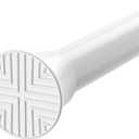 1Pcs Tension Curtain Rod 31 To 76 Inch White Shower Curtain Rod No Drilling Adjustable Spring Loaded Curtain Rods 7/8"Diameter Shower Rods For Bathroom Windows Bedroom Closet Doorway Door