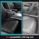 for Toyota Tundra Seat Covers 2022 2023 2024 2025 2026 Custom Fit Full Set, Waterproof & Durable Leather Seat Covers for Car - Black (for SR/SR5 Only, NO Rear Armrests)