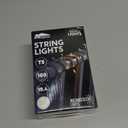 Joiedomi Clear Christmas String Lights Indoor,100 Count Mini White Fairy Light Outdoor,19.4 FT Decor for Patio Dorm Classroom Bedroom Holiday Wedding Party Garland Birthday Festival,Green Wire