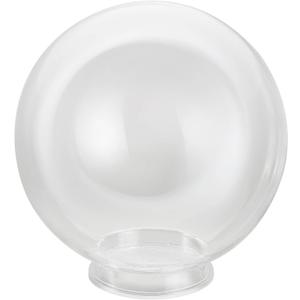 Aspen Creative 28002-60-41, 8" Clear Acrylic Replacement Lamp Post Globe with 3-7/8" Neck