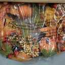 Fall Wreaths for Front Door, 20'' Fall Door Wreath for Harvest Decor