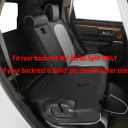 EKR Accord Car Seat Covers for Honda Accord EX-L,Touring,Sport,EX,Hybrid 2018 2019 2020 2021 2022(Rear Row 40/60 Split Backrest),Car Seat Protectors,Waterproof Automotive Seat Covers, Leather(Red)