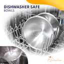 Cat Food Bowl - KATSUPREME Cat Bowls for Indoor Cats | Set of 2 Stainless Steel Bowl, Tilted Bowls Elevated Anti Vomiting, Non-Slip Base, Ant Proof Food & Water.