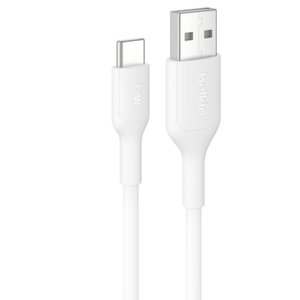 Belkin USB-A to USB-C Cable 15W, 3.3ft/1m, White