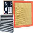 Cabin & Engine Air Filter kit for Tacoma (2024 2025 2026) 2.4L, 4Runner (2025-2026) 2.4L, Replaces 17801-0P050, 87139-50110