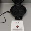 Mueller Heart 5 Waffle Maker, Norwegian Waffle Iron, Adjustable Browning Control & Nonstick, Cool Touch Handle, Easy to Clean, Small Kitchen Appliances