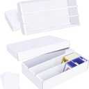Trading Card Storage Box 2 Pack2400 Count Cardboard Organizer with Dividers for MTG, TCG, Sports, Toploader, Commander