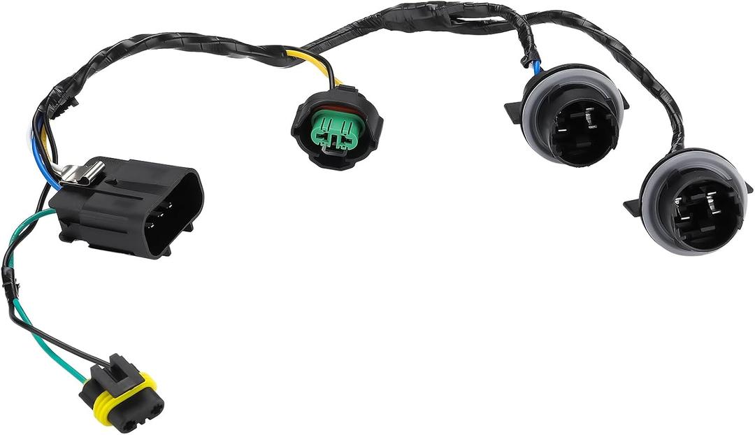 Headlight Wiring Harness, Head Light Wire Harness Compatible with 2008 2009 2010 2011 2012 2013 2014 Chevrolet Silverado 1500 2500HD 3500HD 645-745 645745 15841609 25962806