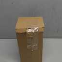 Juegoal Christmas Tree Table Decorations Set of 2, 9.5" White Glittered Xmas Pine Trees, Winter Snow Ornaments Tabletop Resin Trees Dinner Holiday Party Supplies Winter Mantle Shelf Centerpieces Decor