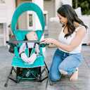 Baby Delight Go with Me Venture Portable Chair | Indoor and Outdoor | Sun Canopy | 3 Child Growth Stages | Teal