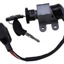 Trkimal Scooter Ignition Switch Key Set for Scooter Gy6 49cc 50 cc 150cc TaoTao Peace Roketa Jonway NST Tank