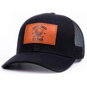 KOLWOVEN Best Dad by Par Golf Hat, Gifts for Men, Perfect for Fathers Day, Birthday, or Dad Gifts from Daughter and Son (One Size)