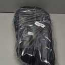 Marwood Under Door Draft Stopper 38 inch Wind Stopper for Door & Window, Removable and Washable Weighted French Air Draft Stopper Triangle Noise Blocker for Bottom of Door with Hanging Loops - Black