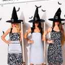 Honeydak 6 Pcs Halloween Composition Notebook Group Costumes for Adults Halloween Teacher Group Cosplay Apron Props Gifts for Women Man Teachers Librarians Holiday Party