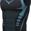 Mens Tank Tops,Sport Running Dry Fit Gym Shirt, Wicking Athletic Mesh Breathable Muscle Tee Workout Sleeveless Shirts (Black, XL)