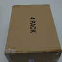 4 Tier Plastic Storage Bins with Lid 23QT, Stackable Storage Containers with Wheels, Folding Storage Boxes, Collapsible Storage Bins, Closet Organizers and Storage for Living Room,Office,Dorm