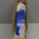 TIMESS Wall Clock, 10" Dial Non-Ticking Silent Battery Operated Analog with LCD Display for Perpetual Calendar and F Temperature, Ideal Modern Home, Bedroom, Kitchen, Office Decor (Blue)