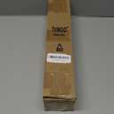 TVWOO Wrap Around Curtain Rods,White Curtain Rods 28 to 48 Inch,5/8 Inch Adjustable Blackout Curtain Rod Set with Bracket,Room Darkening Single Window Rod,Metal Hidden Curved Drapery Rods 28-48",White