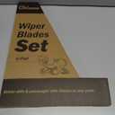 OEM Quality Windshield Wiper Blades, 18 and 18 DSV Standard Car Wiper Blades With Universal U/J Hook Only, Automotive Replacement Wiper Blades for my Car, Water Repellency Wiper Blade, Pack of 2