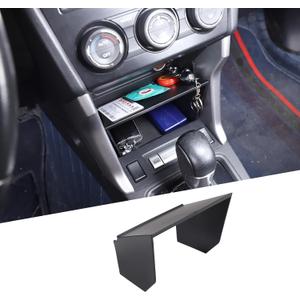 Center Console Organizer Tray Compatible with Subaru Forester 2013-2018, Center Console Interior Storage Box, Insert Box ABS Secondary Storage Accessories (Organizer Tray)