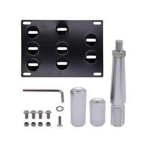 HiSport No Drill Front Bumper Tow Hook License Plate Mounting Bracket Adapter Kit Compatible with Infiniti G35 G37 Q60 2008-2015, Infiniti Q50 2014-up, Nissan GT-R 2007-2018 & Nissan 370Z 2013-2018