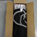 Nasjac Dog Wheelchair for Back Legs - Lightweight Portable Wheelchair with Reflective Stripes, Adjustable Pet Wheelchair Cart for Senior, Arthritis, Paralyzed, Injured, or Disabled Dogs (Medium, Black)