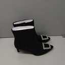 Sam Edelman Ulissa Luster Ankle Boot Black Suede 9.5 Medium
