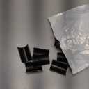 Wire Shelf Clips - 36 Pack Plastic Metal Shelf Clips, 1 Inch Wire Shelf Clips for 1" Post, Black Wire Shelving Clips- Shelving Sleeves Replacements for Wire Shelving System (18 Pairs)