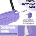 Stitch Gun for Clothes, Mini Stitchy Sewing Gun Stitchy Quick Clothing Fixer Gun with 6 Needles, 2500 White & 2500 Black Fasteners, Handheld Tagging Gun for Speedy Clothing Fixer Micro Tagging Gun