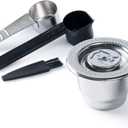 Stainless Steel Reusable Coffee Capsules Fit For N espresso Capsules OriginalLine, Metal Refillable Espresso Coffee Filter Pods Compatible For N espresso Machines Brewers