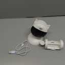 Potaroma Smart Sensor Cat Laser Toys Interactive, Motion Activated Truly Random Trjajectory, Clamp Design, Automatic Chargeable Kitten Toy Indoor Exercise, Cream White