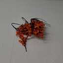 JAKY-Global Babys Breath Orange Silk Artificial Flowers 6 Bundle European Fake Silk Plants Decor Wedding Party Farmhouse Decoration Bouquets Real Touch DIY Home Garden (Orange 6pcs)