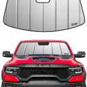 Windshield Sun Shade for Ram 1500 2019-2025 with 10 inch Wide Sensor Front Window Sunshade - Safeguard