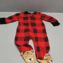 Kuriozud Newborn Baby Girl Boy Footie Romper One Piece Jumpsuit Sleeper Infant Clothes (6-9 Months)