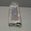 Oak Floor Register for 4x14 Inch Duct Holes - Flush Mount Floor Vent with Metal Damper - White Wooden Vent Covers for Home Floor - 0.8 Inch Thickness - Unfinished