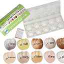 2 x Sight Word Games 500 Natural Egg Sight Word Flash Cards Kindergarten Game - Egg Fry Word Flash Cards Reading Games - Preschool Games, Kindergarten Learning Games - Egg Flashcards in Carton