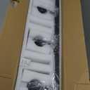 Modern Bathroom Vanity Light 4-Lights Modern Black Crystal Wall Light Bathroom Vanity Light Fixtures
