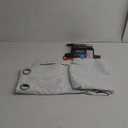 Sun+BLK Total Blackout Grommet Panel, With Noise Reduction & Thermal insulation, 1 panel,White l ,52×84 in ,