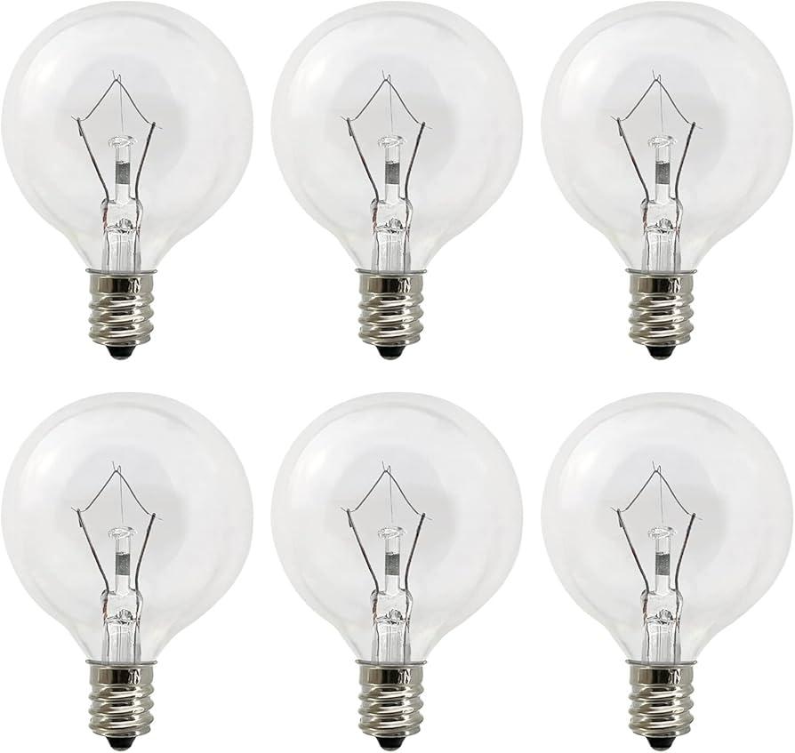SeBion 25 Watt Wax Bulb,  6PCS