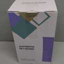 Automatic Cat Feeder: 4L Timed Cats Food Dispenser Programmable 1-6 Meal for Cat and Small Medium Dog- Auto Pet Feeder Dual Power Supply with Stainless Steel& | Detachable Washable White