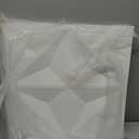 Art3d Decorative 3D Panels Textured Wall Design Board, White, 12 Tiles 32 Sq Ft Modern Size 19.7" x 19.7"