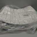 28in Woven Christmas Tree Collar, Chunky Cotton Rope Weave Skirt Basket - Elegant Beige Tree Base Cover for 6ft 7.5ft 9ft Artificial Trees - Holiday Decoration, Natural & Stable(White)