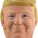 Realistic Trump Masks, Candidate Mask for American Campaigner,Old Man Latex Mask Halloween Costume Accessory Adult (Yellow)