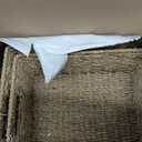 HOONEX Large Wicker Baskets for Storage, Seagrass Baskets with Dual Handles, Woven Set of 2, Natural