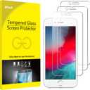 JETech 3-Pack Screen Protector for iPhone SE 3/2 (2022/2020 Edition), iPhone 8, iPhone 7, iPhone 6s, and iPhone 6, Tempered Glass Film, 4.7-Inch
