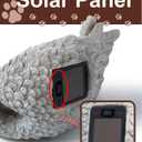 MoDinity Dog Memorial Gift, Angel Memorial Dog Statue with Photo Frame, Forever My Guardian Angel Garden Solar Light Dogs for Pet Memorial Stone