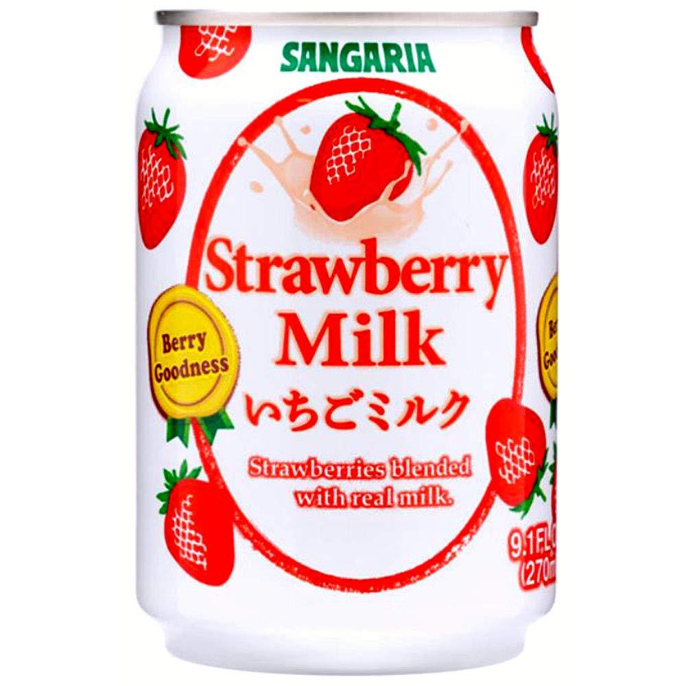 Sangaria Strawberry Milk 8.96 Fl oz (Pack of 24), BBD 10/2026