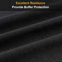 72" x 54" Speaker Grill Cloth, Stereo Grill Mesh Fabric, Abrasion Resistant for Replacement Home Speaker Stage Audio KTV Boxes Repair Renovation Vintage Speakers Black