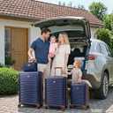 KUNEL Luggage Sets 5 Piece Suitcases with Wheels,ABS Hard Case Suitcases with Spinner Wheels, TSA Lock, Durable Travel Luggage